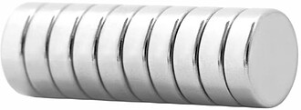 MAGNET10/10 : Conjunto 10 Ímanes Redondos Ø10mm