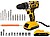 Kit Completo Berbequim Aparafusadora 21V C/ Martelo BLOW CD01 - imagem 1