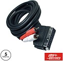 Cabo Scart Macho Vídeo/ 2 Rca Macho 5M G-92-060A/5