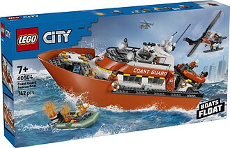 60504 : LEGO - Barco e Helicóptero de Resgate da Guarda Cos...