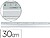 Regua Metalica Aluminio Q-Connect 30 CM KF-04470 - imagem 1