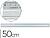 Regua Metalica Aluminio Q-Connect 50 CM KF-00288 - imagem 1