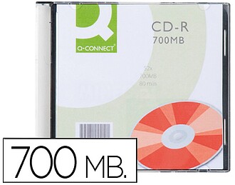 KF00419 : 10 x Cd-r q-connect capacidade 700mb duracao 80min...