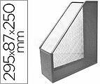 Porta Revistas Q-Connect Metalico, Cinzento KF-00845
