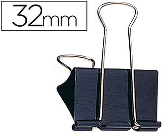 KF01284 : MOLA METALICA Q-CONNECT REVERSIVEL N.3 32 MM CAIXA...
