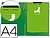 Pasta com Mola Miniclip, Q-Connect, A4, Verde KF-01303 - imagem 1