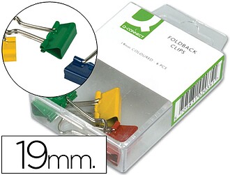 KF-02035 : MOLA METALICA Q-CONNECT REVERSIVEL, 19 MM, CAIXA ...