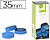 Iman de Sinalizacao Q-Connect 3,5CM Azul KF-02646 - imagem 1
