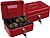 Cofre com Bandeja para Moedas Q-Connect 200X90X160 MM- Verm KF-03318 - imagem 1