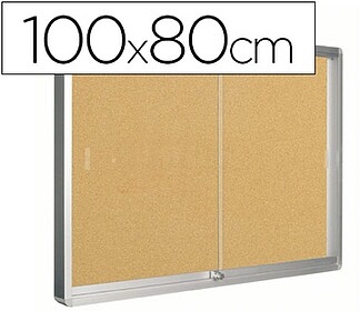 KF-03588 : VITRINA DE PAREDE COM PORTA Q-CONNECT COM 100 X 8...