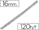 ESPIRAL METALICO Q-CONNECT 56 4: 1 16MM 1,2MM CAIXA DE 100 UNIDADES Preco Uni. venda multiplos 1 KF04418