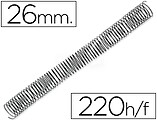 Espiral Metalico Q-Connect 64 5: 1 26MM 1,2MM Caixa de 50 Unidades KF04437