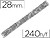 Espiral Metalico Q-Connect 64 5: 1 28MM 1,2MM Caixa de 50 Unidades KF04438 - imagem 1