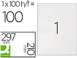 Etiquetas Adesivas A4, Q-Connect, 210 X 297 MM KF-10664