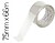 Fita adesiva q-connect polipropileno transparente 66 mt x 75 mm Fita adesiva q-connect polipropileno transparente 66 mt x 75 mm KF11210 - imagem 1