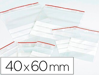 KF11347 : Bolsa plastico auto selada q-connect 40x60 mm pack...