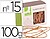Elásticos Q-Connect 100 G Número 15 KF-14697 - imagem 1