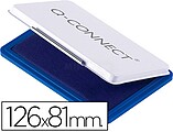 Almofada para Carimbo Q-Connect 126X81 MM Azul KF15438