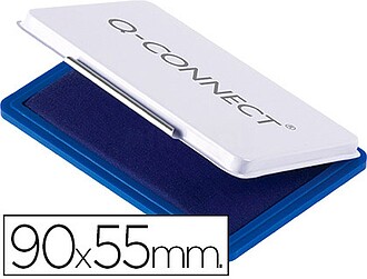 KF16313 : ALMOFADA PARA CARIMBO Q-CONNECT 90X55 MM AZUL