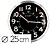 Relogio q-connect de parede metalico redondo 25 cm movimento silencioso cor cromado com esfera preta Relogio q-connect de parede metalico redondo 25 cm movimento silencioso cor cromado com esfera preta KF16948 - imagem 1