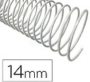 Espiral Metalico Q-Connect Branco 64 5: 1 14 MM 1MM Caixa de 100 Unidades