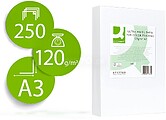 Papel Fotocopia Ultra White Q-Connect Din A3 120 Gramas Embalagem de 250 Folhas KF17789