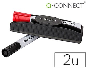 KF18633 : APAGADOR Q-CONNECT MAGNETICO COM MARCADOR VERMELHO...