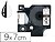 Fita Q-Connect 1000 Preta-Branca 9 MM X 7MT D1 KF18792 - imagem 1