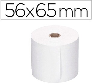 KF19321 : Rolo papel para impressora 56x65x11mm 60 gr Rolo p...