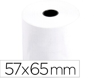KF19322 : Rolo papel para impressora 57x65x11 mm 60 gr Rolo ...