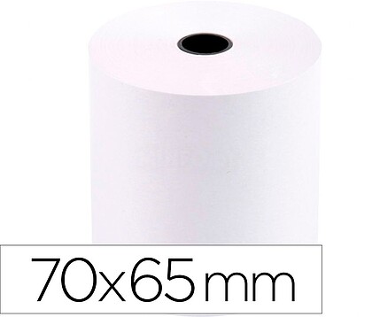 KF19324 : Rolo papel para impressora 70x65x11 mm 60 gr Rolo papel para impressora 70x65x11 mm 60 gr