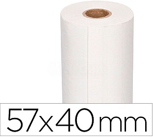KF19332 : 10 x Rolo termico para impressora 57x40x11 mm 58 g...