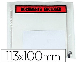 KF21735 : ENVELOPE AUTOADESIVO Q-CONNECT PORTADOCUMENTOS MUL...