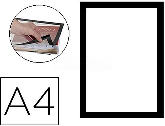 KF22366 : MOLDURA PORTA ANUNCIOS Q-CONNECT MAGNETICA DIN A4 ...