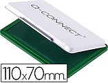 Almofada para Carimbo Q-Connect 110X70 MM Verde KF25210