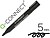 “Marcador Q-Connect Permanente Preto Ponta Biselada 5.0 MM KF26042 - imagem 1