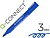 Marcador q-connect permanente azul ponta redonda 3.0 mm Marcador q-connect permanente azul ponta redonda 3.0 mm KF26046 - imagem 1