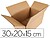 Caixa para Embalar Americana Q Caixa para Embalar Americana Q-Connect Medidas 300X200X150 MM Espessura Cartao 5 MM KF26134 - imagem 1