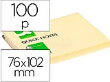 12 x Bloco de notas adesivas q-connect amarelo 75 x 100 mm Bloco de notas adesivas q-connect amarelo 75 x 100 mm KF01410