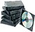 Caixa Q-Connect para Cd’s/Dvd’s Slim Preta Pack 25 Unidades KF-02210 - imagem 1