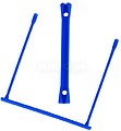 Encadernador Fastener Q-Connect Plastico E-Clips Cor Azul Caixa de 100 KF-02282