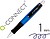 10 x Esferografica q-connect premium retratil com apoio de dedos de borracha cor azul ponta 1 mm Esferografica q-connect premium retratil com apoio de dedos de borracha cor azul ponta 1 mm KF11393 - imagem 1