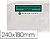 Envelope autoadesivo q-connect porta documentos multilingue 240x180 mm sem janela 100% papel pack de 100 unidades Envelope autoadesivo q-connect porta documentos multilingue 240x180 mm sem janela 100% papel pack de 100 unidades KF14566 - imagem 1