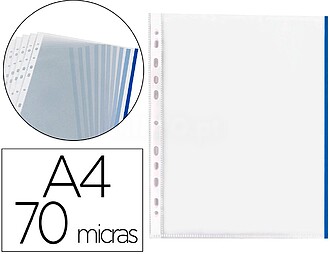KF18054 : BOLSA CATALOGO Q-CONNECT DIN A4 70 MC PP CRISTAL C...