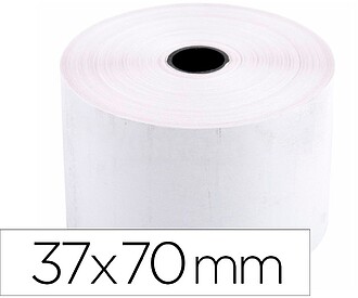 KF19326 : 10 x Rolo papel para impressora 37x70x11 mm 60 gr