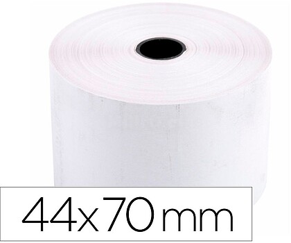 KF19329 : 10 x Rolo papel para impressora 44x70x11 mm 60 gr Rolo papel para impressora 44x70x11 mm 60 gr