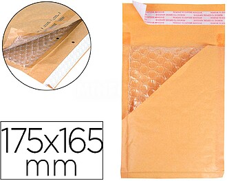 175x165 : KF16588 : ENVELOPE BORBULHAS Q-CONNECT CREME CD 17...