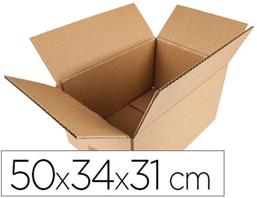 20 x Caixa para embalar americana q-connect medidas 500x340x310 mm espessura cartao 5 mm Caixa para embalar americana q-connect medidas 500x340x310 mm espessura cartao 5 mm KF26136