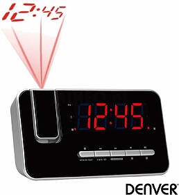 CRP-618 : “RADIO DENVER RELOJ PROYECCIËN CALEND ALARM DUA...