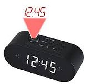 CRP-717BLACK : Relógio Digital c/ Rádio e Projeção (Pret...